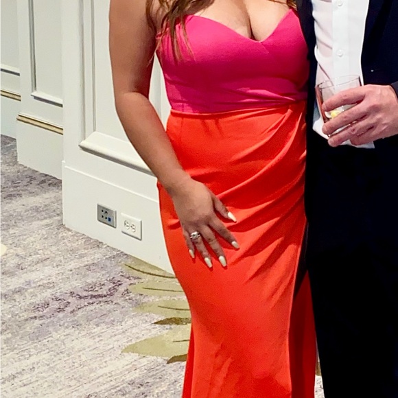 Jessa Fuschia/combo maxi dress - Fashion Nova - Picture 2 of 2